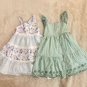 Tommy Bahama Green Gingham Dress